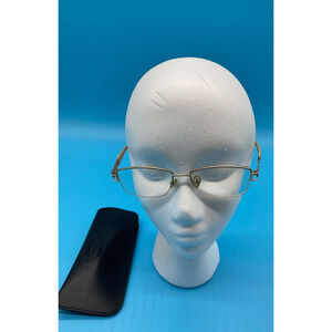 Stepper S1-50207 Titanium Glasses Frames Gold Tan Lightweight Half-rim